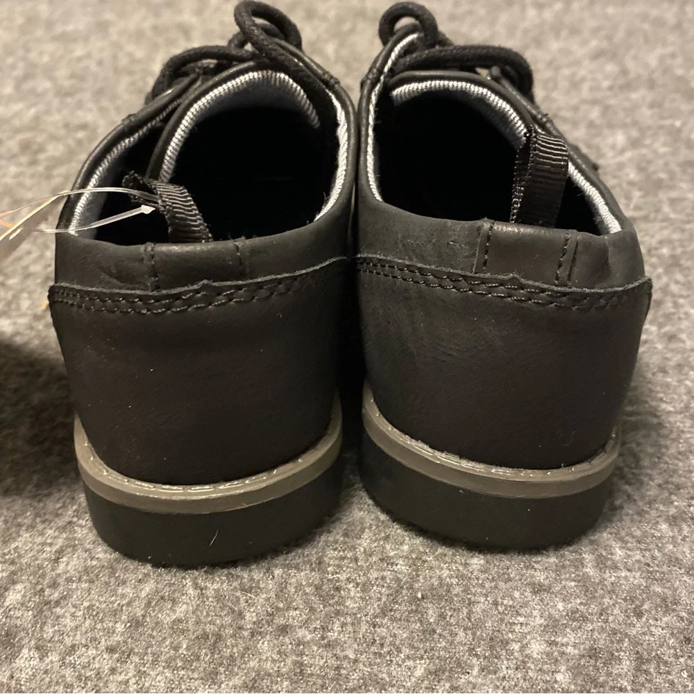 Wonder Nation Oxford Shoes Boys Size 13 Black‎ Lace Up New